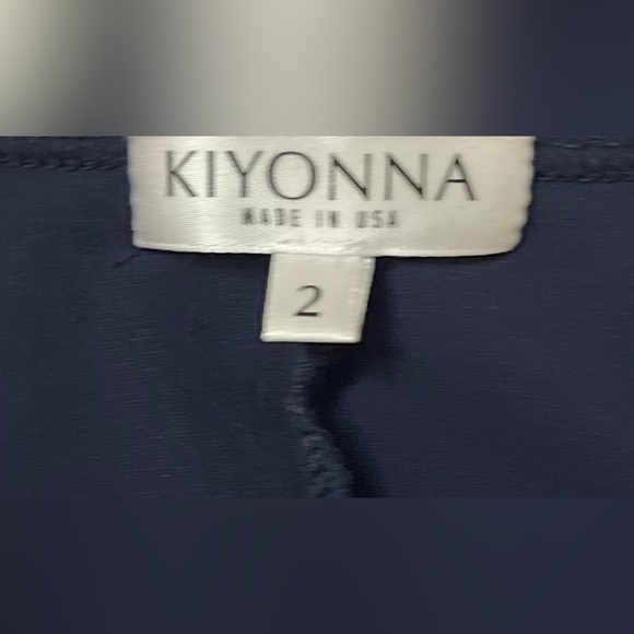 Kiyonna Chic Navy Wrap Dress Size 2X - Versatile and Comfortable - Picture 2 of 3